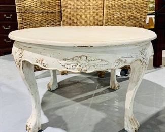 Rustic White Coffee Table