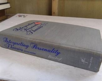 1970 2nd Edition Interpreting Personality Theories by Ledford J. Bischof, Condition fair, cover wear and pencil underlines