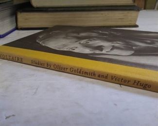 1954 Voltaire, Studies by Oliver Goldsmith and Victor Hugo, condition good