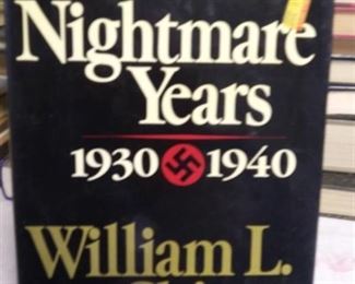 1984 1st Edition The Nightmare Years 1930-1940 by William L. Shirer, condition VG