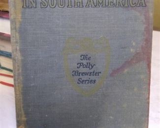 1924 Polly In South America by Lillian Elizabeth Roy, Condition Poor, cover stained and worn
