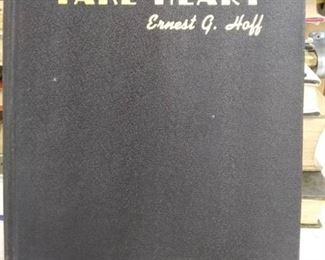 1944 Take Heart by Ernest G. Hoff, condition fair, cover wear inside and out