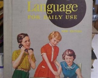 1948 Language For Daily Use Grade 4, condition good, some pencil marks