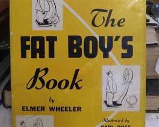 1951 4th printing The Fat Boys Book by Elmer Wheeler, condition good, some dustcover wear