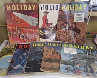 1949, 1951, 1952 Holiday Magazines, condition good