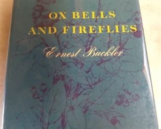1968 1st Edition Ox Bells And Fireflies by Ernest Buckler, Condition good to VG, ex library book