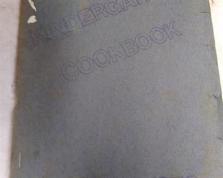 1976 Kindergarten Cookbook from Roosevelt School, Condition Fair