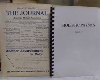1931 The Journal of The American Medical Association and 1997 Holistic Physics by William Day, Condition good