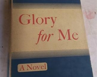1945 Glory For Me by MacKinlay Kantor, Condition good, some dustcover wear