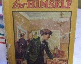 Shifting For Himself by Horatio Alger Jr., Condition Fair for age, damage to spine and page corners