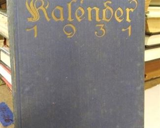 1931 Daheim Kalender in German, Condition Good, cover wear