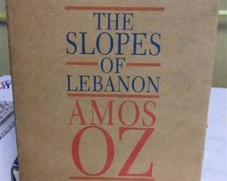 1989 The Slopes Of Lebanon by Amos Oz, condition VG