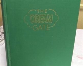 1949 Signed 1st Edition The Dream Gate by Marcus Bach, missing dustcover, condition VG