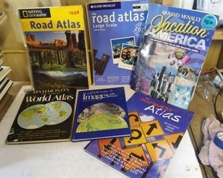 World and Road Atlases, Condition good to VG