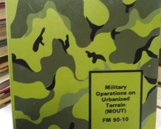 RARE FIND!! Military Operations On Urbanized Terrain 1979 Edition Field Manual, Condition VG