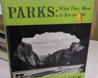 1955 3rd Printing The National Parks What They Mean To You And Me by Freeman Tilden, condition good