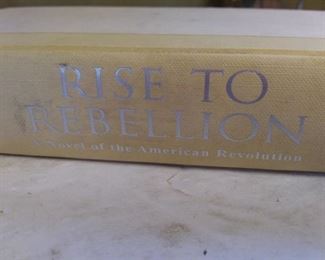 2001 1st Edition Rise To Rebellion by Jeff Shaara, condition fair, cover dirty