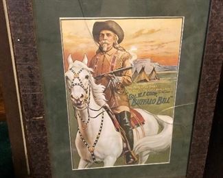 Vintage poster of Buffalo Bill