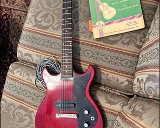 Beautiful red Gibson Melody Maker electric guitar