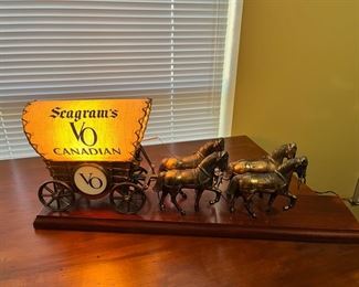 This vintage Seagram’s VO light is in perfect condition! The drivers whip moves and the light works. Would be great for your man cave.