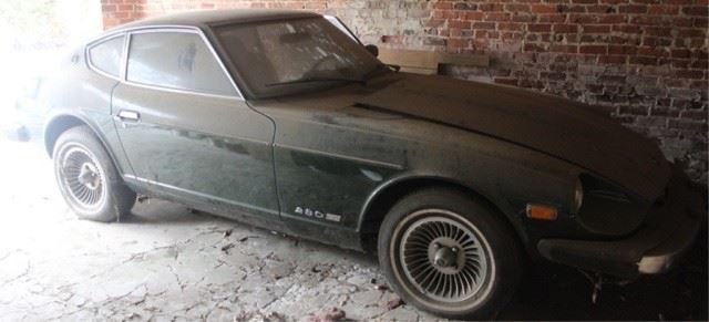 33 - 1976 Datsun 280Z , 147,319 miles Car is in as found condition. Has been garage kept for several years and has not been driven. We will offer time on Monday January 24th to preview the vehicles only between the hours of 10:30 and 12:30 - there will not be access inside the home. You must call our office to sign up to preview.