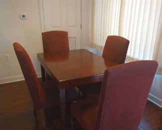Dining Table and 4 Claw Foot Chairs