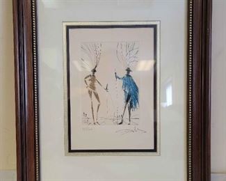 Salvador Dali, Shakespeare Suite, Etching, Signed, Numbered