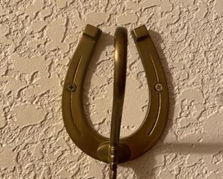 Horseshoe Towel Holder