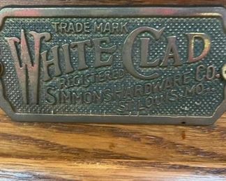 White Clad End Table