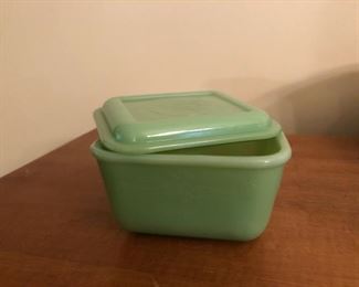 Jadeite Container with Lid