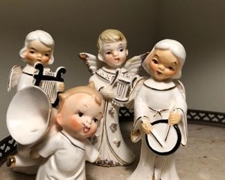 Vintage Japanese Angel Figurines