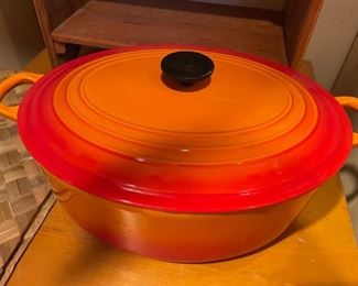 Orange Le Creuset Kitchen Cookware
