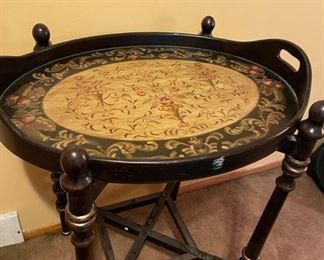 Vintage Round End Table