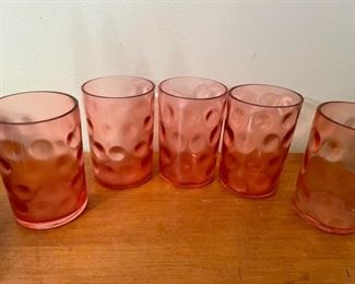 Vintage Pink Glassware