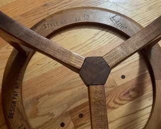 Round Glass Top Lane Furniture Table