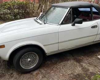 1980 Fiat 2000 2 Door Convertible 85.5 K Miles VIN: 124CS000172673 