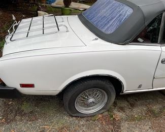 1980 Fiat 2000 2 Door Convertible 85.5 K Miles VIN: 124CS000172673 