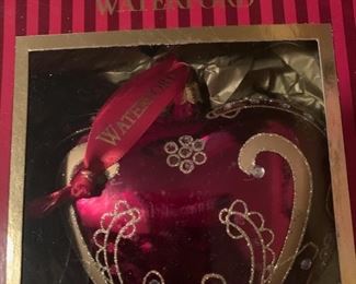 Waterford Holiday Heirlooms Heart Ornament