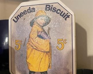 Vintage Bristol Ware National Biscuit Company Uneeda Biscuit Tin
