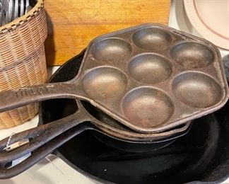 Vintage Jotul Ebelskiver Pan