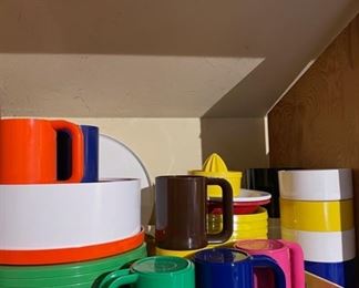 Heller Design by Massimo Vignelli Vintage Melamine Mugs and Plates