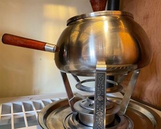 Vintage Fondue Set