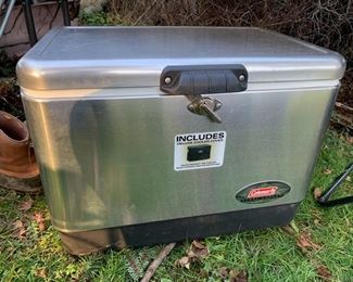 Coleman Steel Cooler