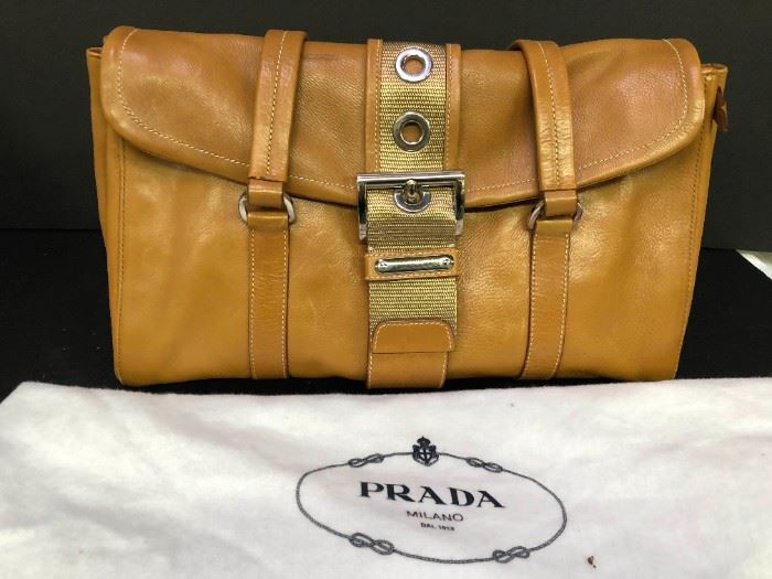 001 Prada Calf Skin Handbag
