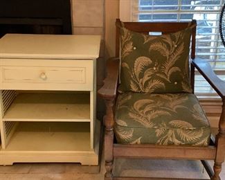 Nightstand 
Antique Armchair