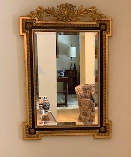 French style gilt mirror