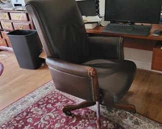 $75 leather office chair