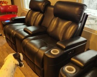 $500 Electric reclining love seat