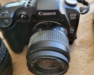 $200 canon rebel easy d60 plus all lenses