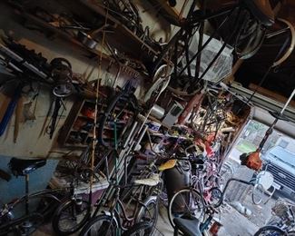 Garage is all bikes!